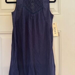 Roxy Women's Navy Sleeveless Tank Top